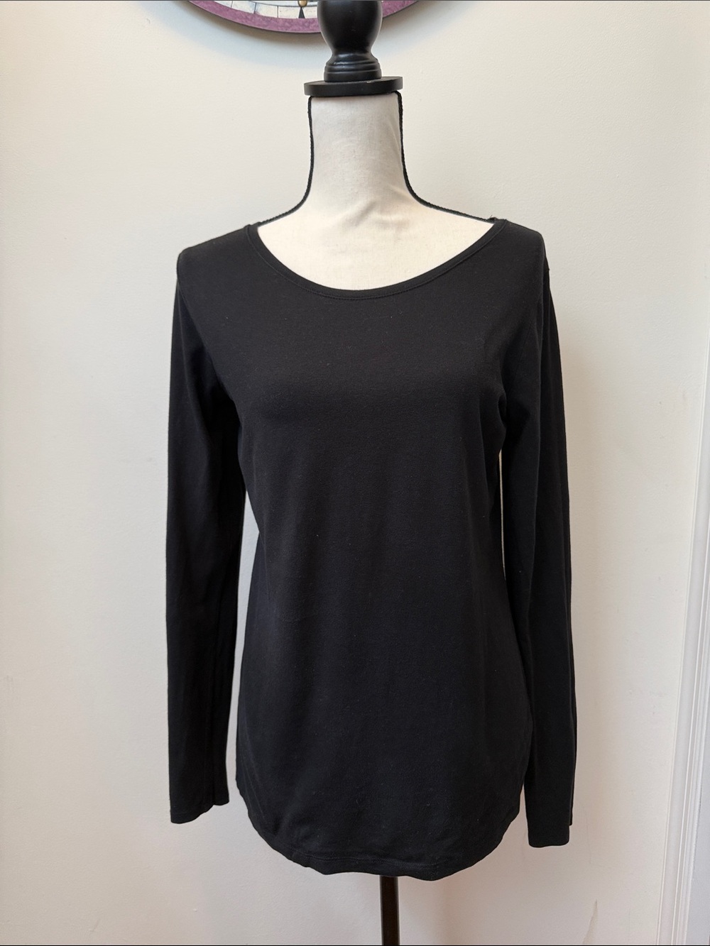 The Limited Black Long-Sleeve Tee